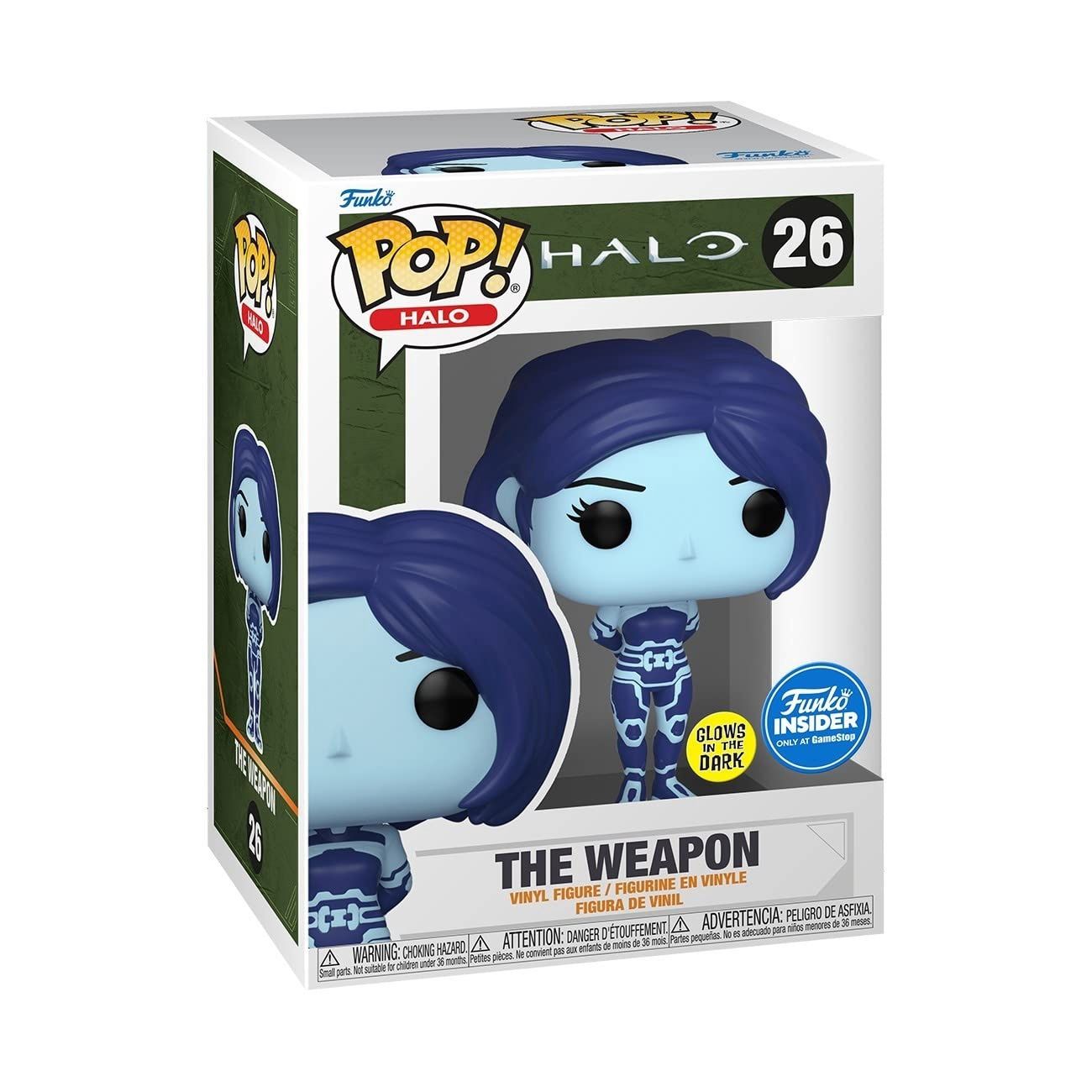 Funko #26 The Weapon Halo (Funko Insider, Glows In The Dark)
