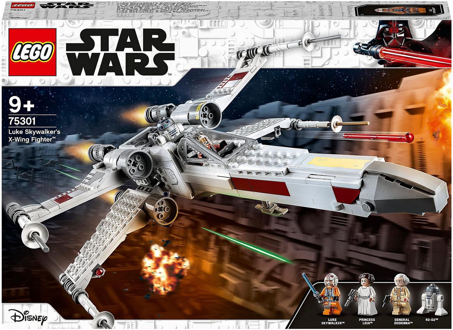 Luke Skywalker's X-Wing Fighter Star Wars Lego Set #75301