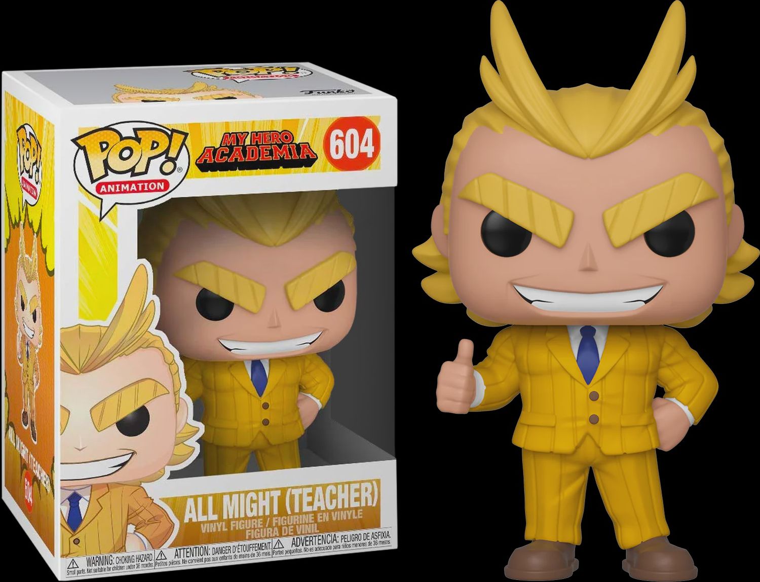 #604 My Hero Academia - All Might (Teacher) - Funko Pop!