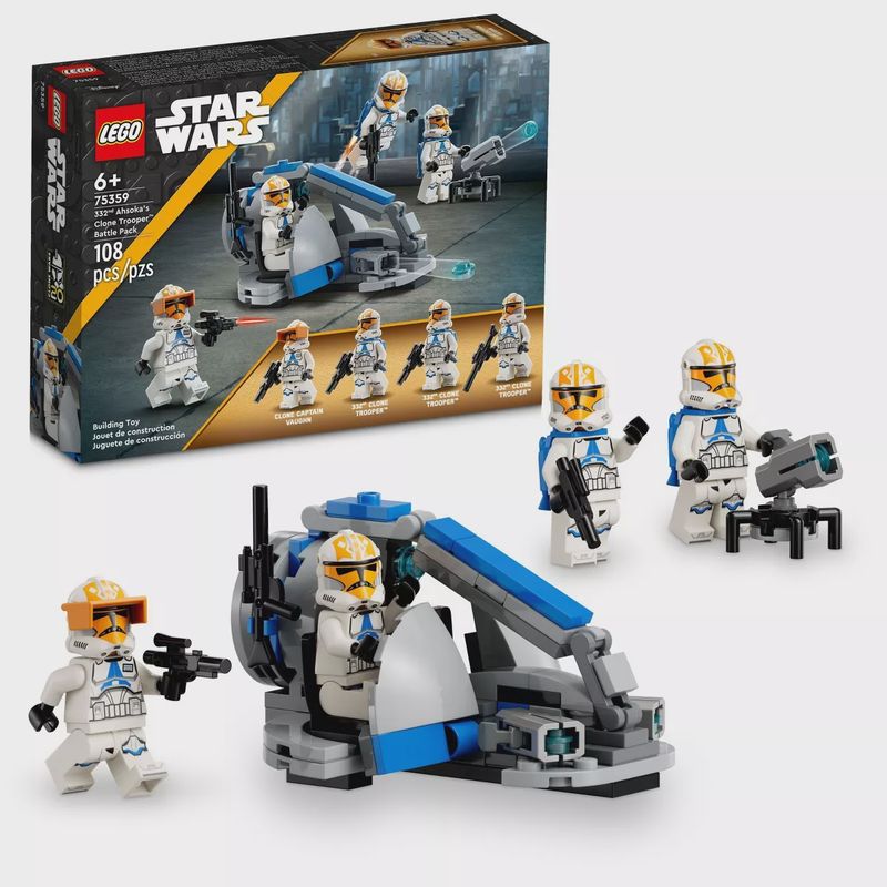 332nd Ahsoka&#39;s Clone Trooper Battle Pack Star Wars Lego Set #75359