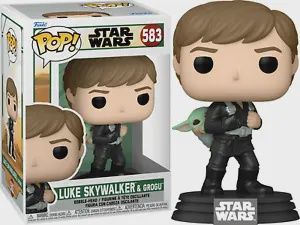 #583 Star Wars - Luke Skywalker &amp; Grogu Funko Pop!