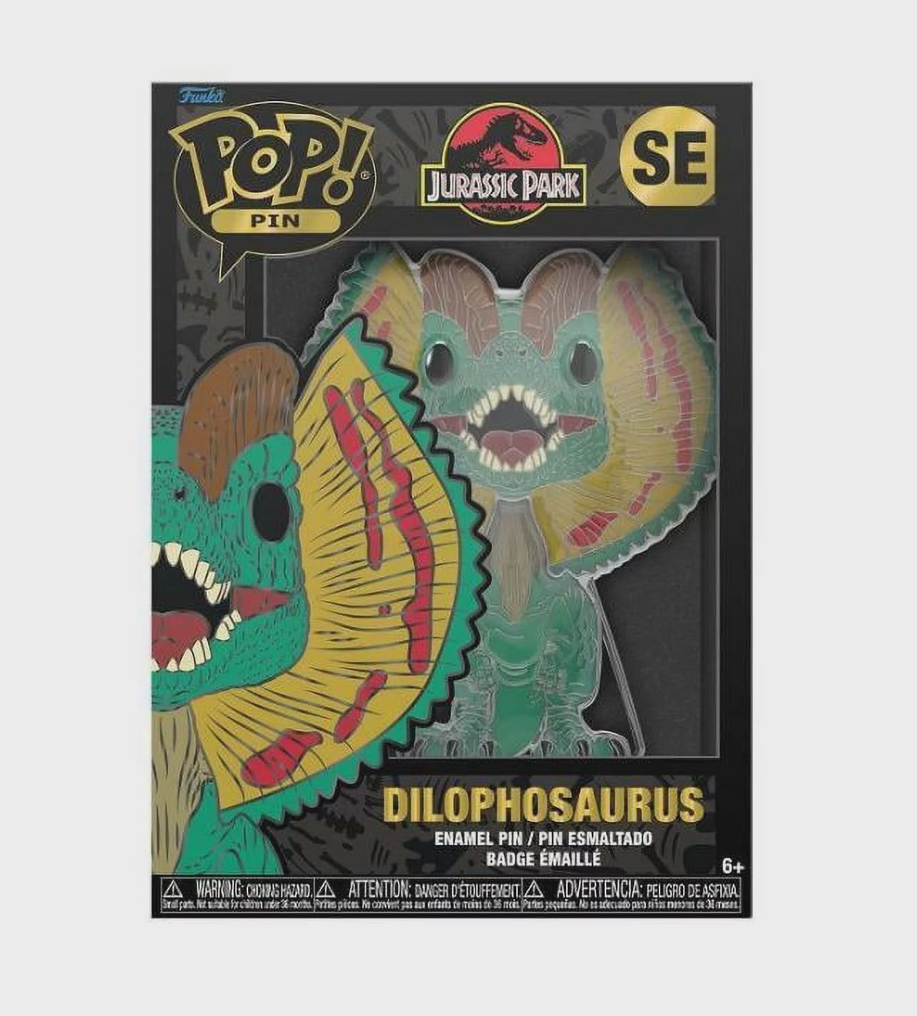 Jurassic Park - Dilophosaurus Funko Pop! Pin
