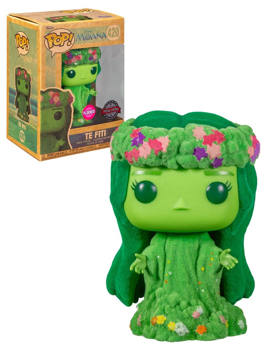 #420 - Disney Moana - Te Fiti [Earth Day 2022] [Walmart Exclusive] [Flocked] Funko Pop