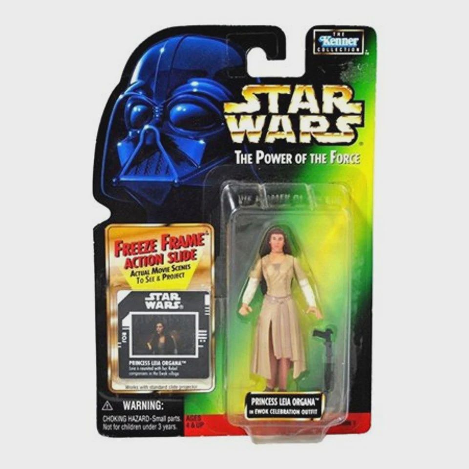 Star Wars: The Power of the Force - Princess Leia Organa in Ewok Celebration Outfit - Action Figure