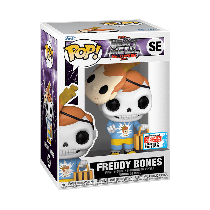 #SE Funko Heavy Metal Halloween 2023 - Freddy Bones [2023 Fall Convention Exclusive] Funko Pop