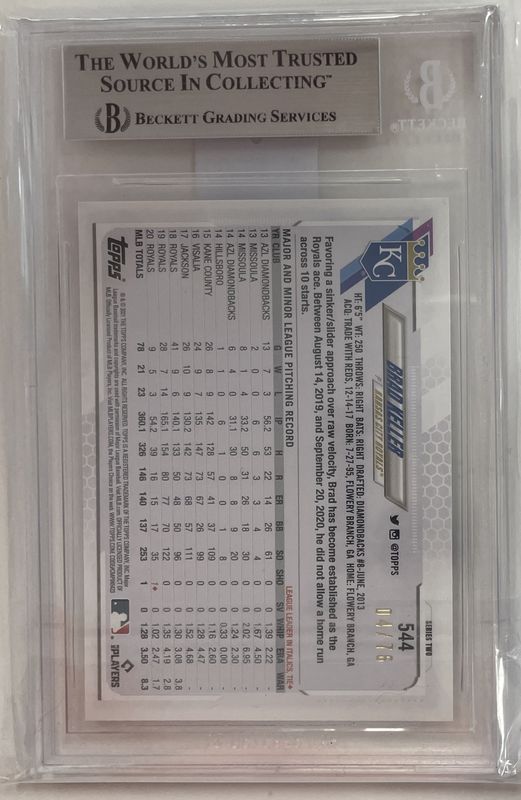 BGS - 2021 Topps Independence Day #544 Brad Keller9.99