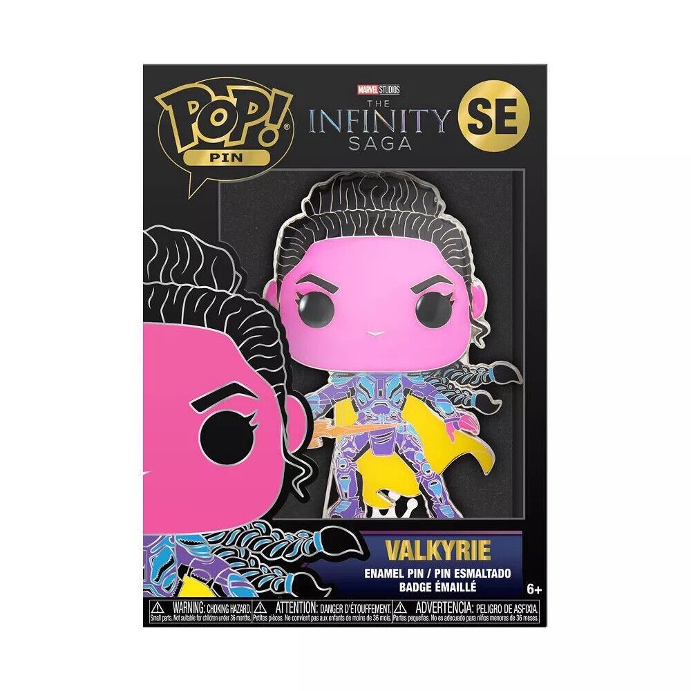 #SE Disney Infinity Saga - Valkyrie (BlackLight) - Target Exclusive - Funko Pop! Pin