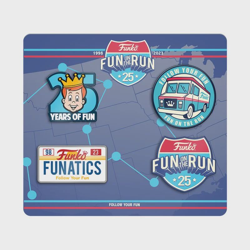 Funko Fun on the Run 25 - Pin Collection - Funko !