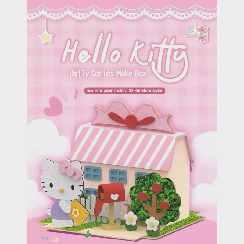 Hello Kitty Paper Craft DIY Blind Box