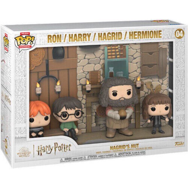 #04 - Harry Potter - Hagrid&#39;s Hut [Ron / Harry / Hagrid / Hermione] Funko Pop