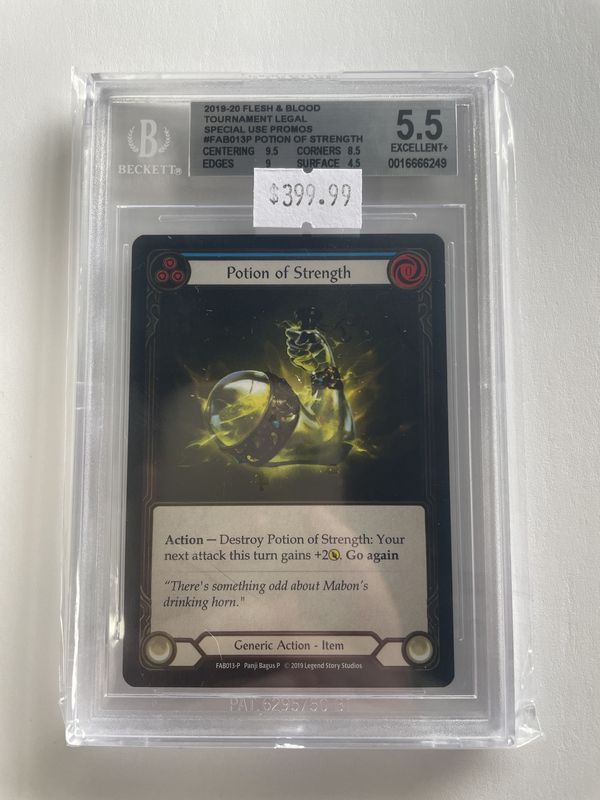 BGS - 5.5 2019-20 Flesh &amp; Blood Tournament Legal Special Use Promos #FAB013P Potion of Strength