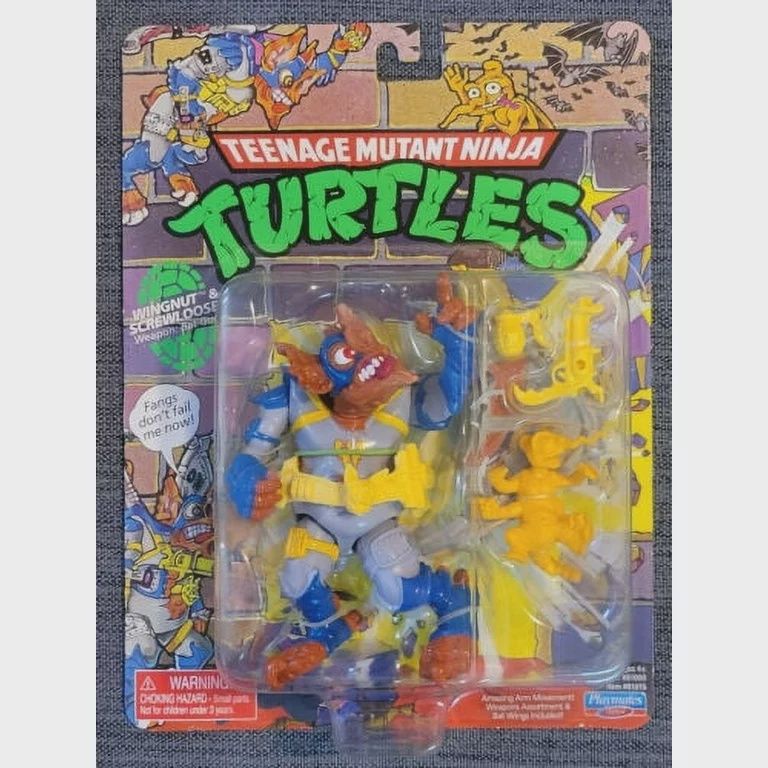 Teenage Mutant Ninja Turtles Wingnut &amp; Screwloose Figure [4&quot; - 2023 - Playmates]