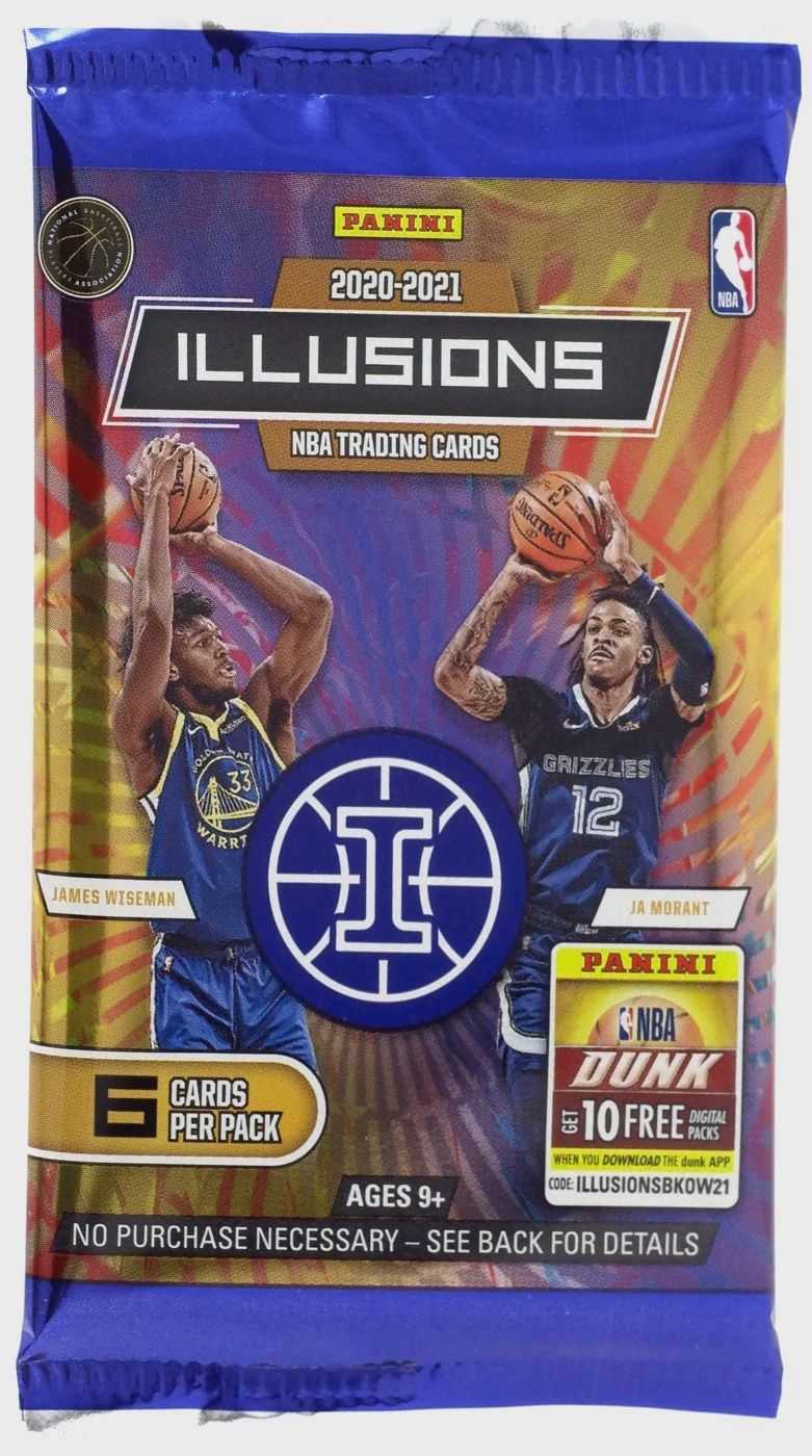 2020-21 Panini Illusions NBA Basketball Retail Pack
