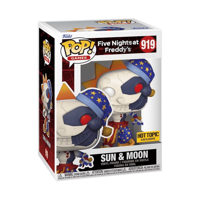 #919 Sun &amp; Moon - Five Nights at Freddy's - Hot Topic Exclusive - Funko Pop!