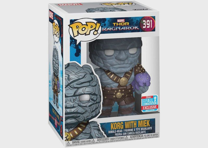 #391 Korg with Miek Thor: Ragnarok 2018 Fall Convention Funko Pop