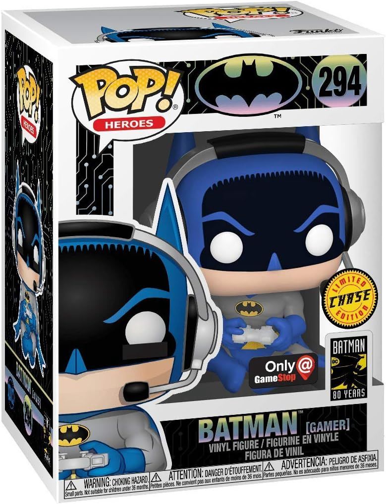 #294 Batman 80 Years - Batman (Gamer) - Gamestop Exclusive - Funko Pop!