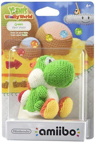 Green Yarn Yoshi Amiibo