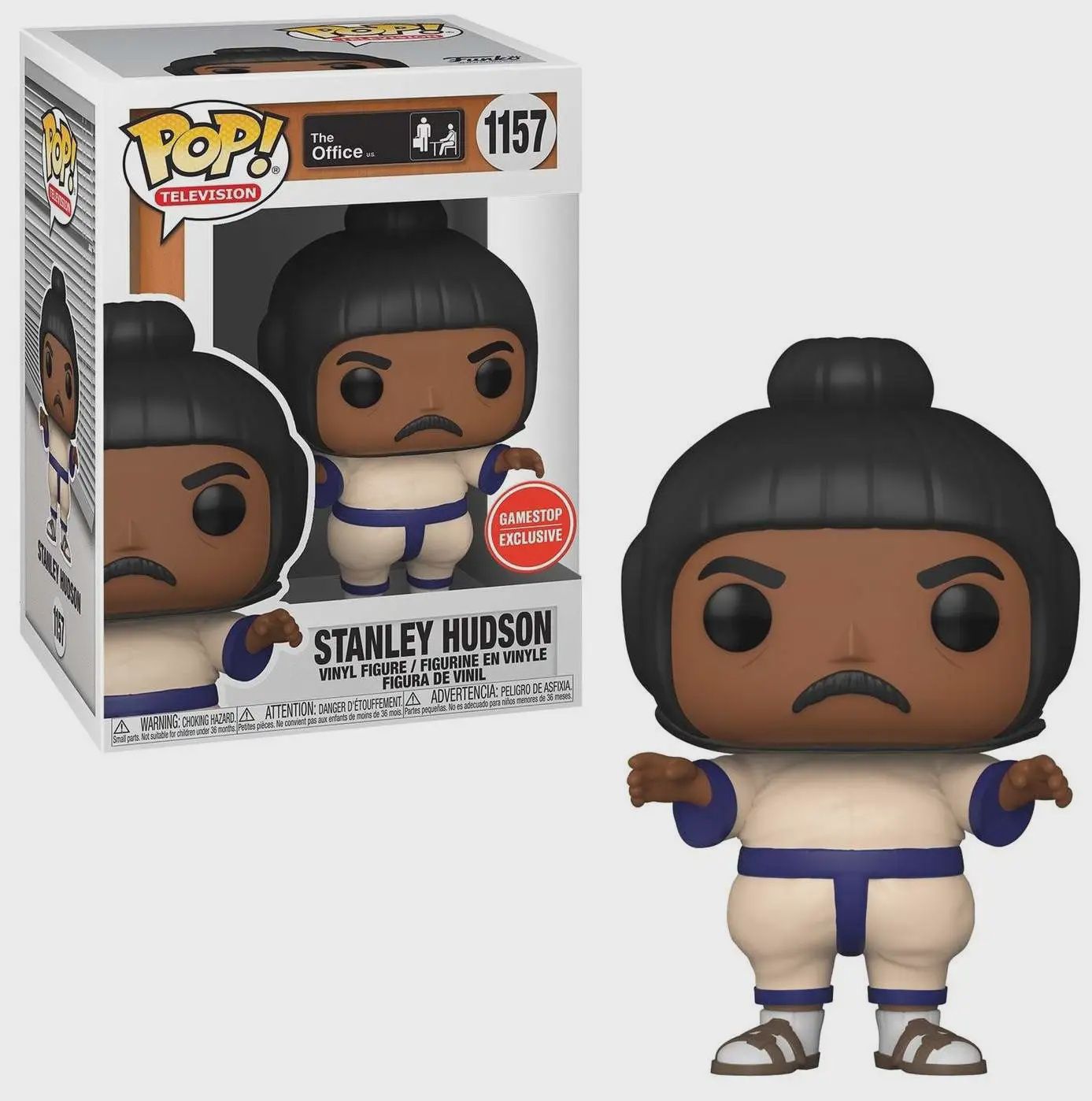 #1157 - The Office - Stanley Hudson (Sumo) [Gamestop Exclusive] Funko Pop