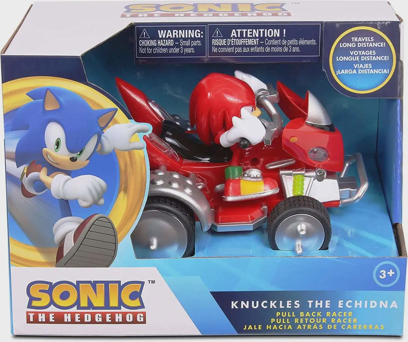 Knuckles the Echidna Pull Back Racer Car