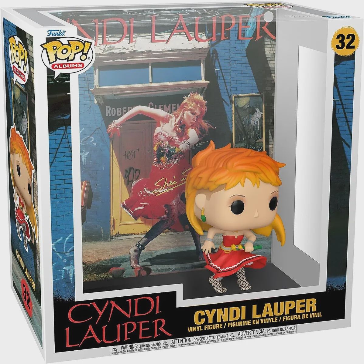 FUNKO - (32) Cyndi Lauper Funko Pop Albums Display