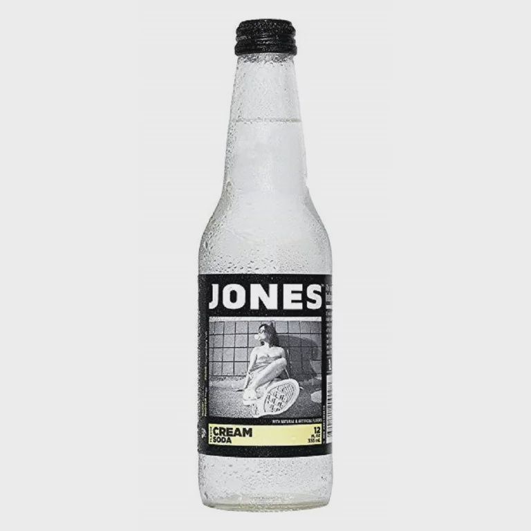 Jones Cream Glass Bottle Soda