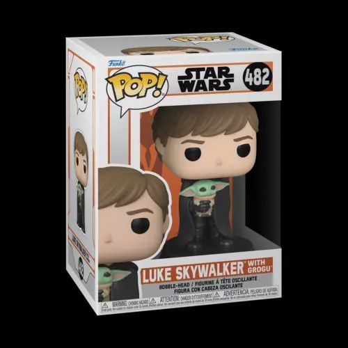 #482 Star Wars - Luke Skywalker With Grogu - Funko Pop!