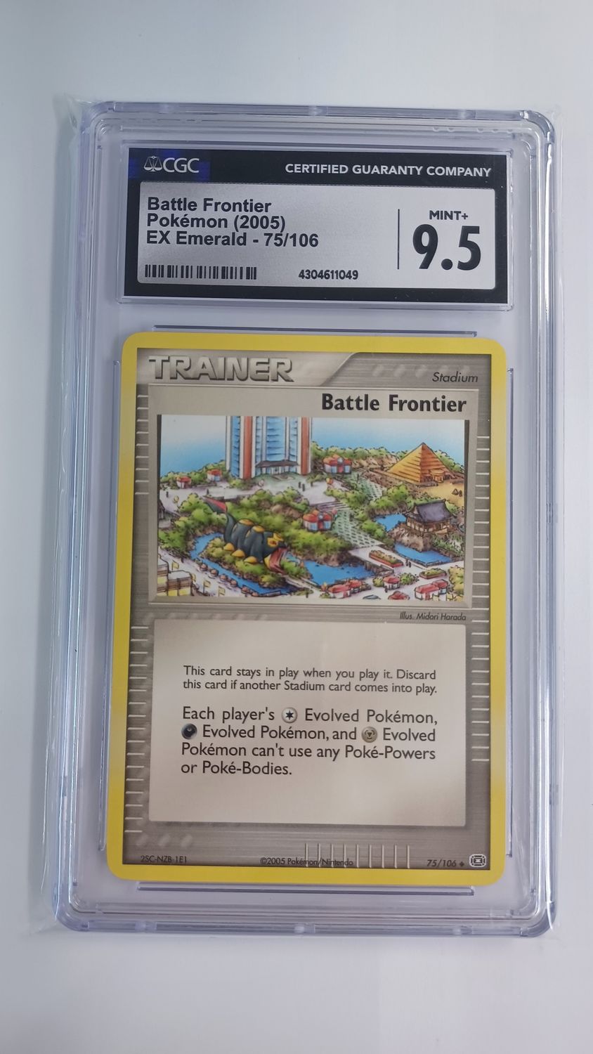 CGC 9.5 - Battle Frontier Pokemon (2005) EX Emerald - 75/106 (430461049)