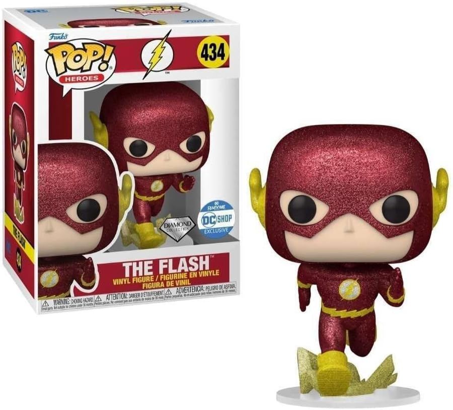 #434 The Flash - The Flash [ Diamond Collection, Fandome DC Shop Exclusive] Funko Pop!