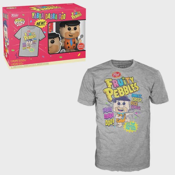 Fruity Pebbles Fred Flinstone [Gamestop Exclusive] Funko Pop and T-Shirt Combo Box