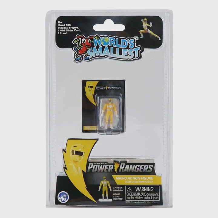 Micro Action Figures - Saban&#39;s Power Rangers (Yellow Power Ranger)
