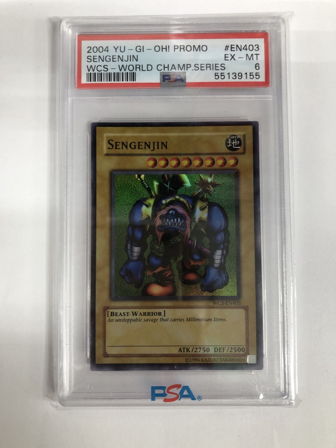 PSA 6 - 2004 Yu-Gi-Oh! Promo #EN403 - Sengenjin - WCS - World Champ.Series [55139155]