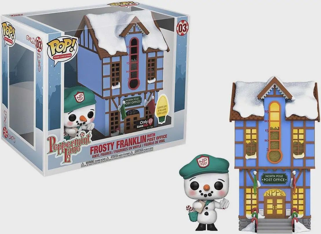 #03 Peppermint Lane - Frosty Franklin With Post Office - Funko Pop!
