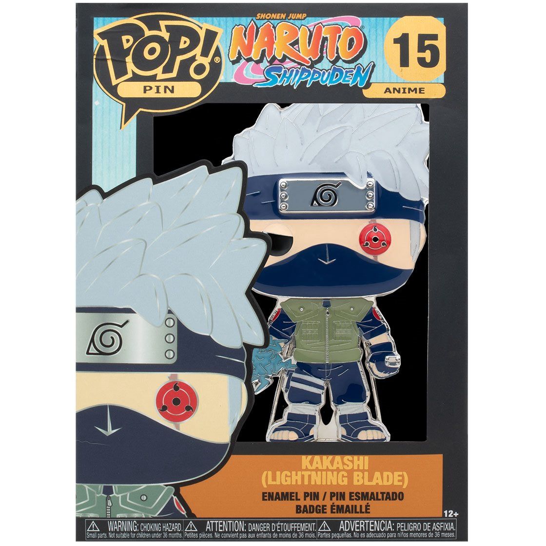 #15 Naruto Shippuden - Kakashi (Lightning Blade) Funko Pop Pin!