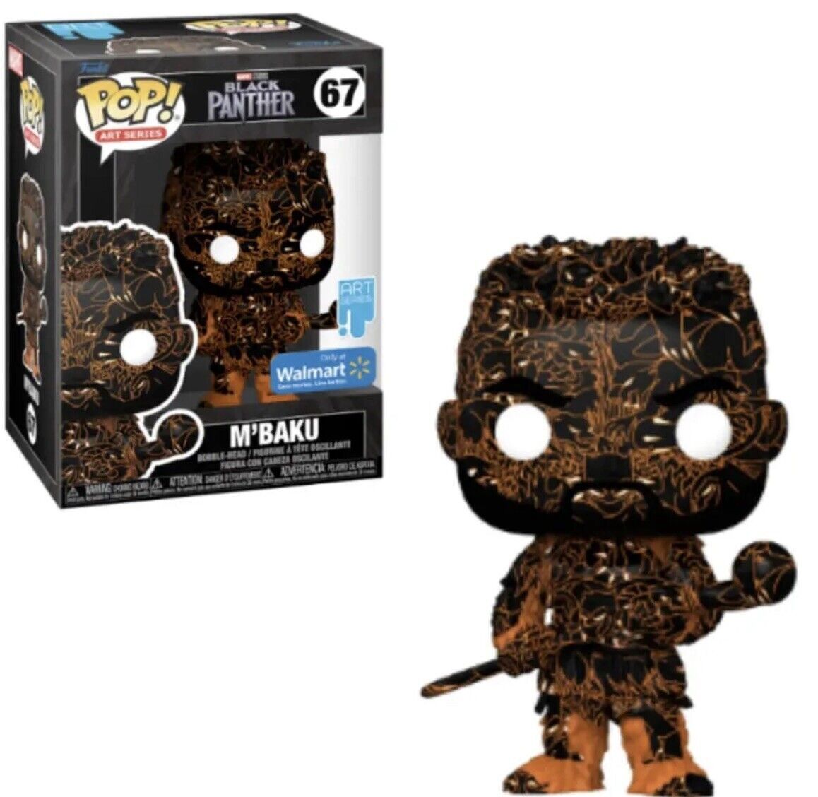 #67 M&#39;Baku [Art Series] [Walmart Exclusive] Funko Pop