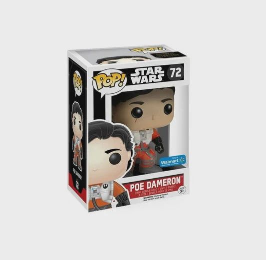 #72 Star Wars - Poe Dameron - Walmart Exclusive - Funko Pop!