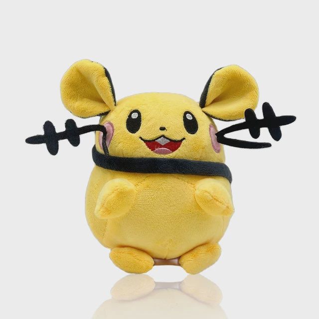 Dedenne Holding Tail Plush