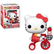 #45 - Cup Noodles X Hello Kitty - Hello Kitty (Riding Bike With Noodle Cup) - Funko Pop