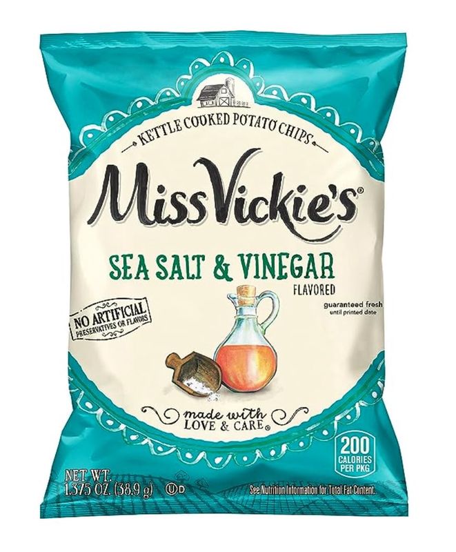 Miss Vickie&#39;s Sea Salt &amp; Vinegar Kettle Cooked Potato Chips
