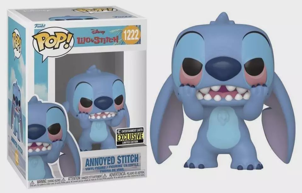 #1222 - Lilo &amp; Stitch - Annoyed Stitch [Entertainment Earth Exclusive] Funko Pop