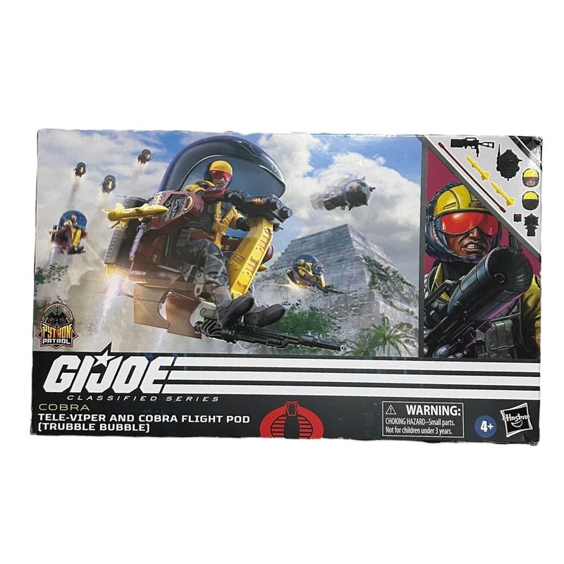 G.I. JOE Classified Python Tele-Viper &amp; Cobra Flight Pod Trubble Bubble) #98 GI