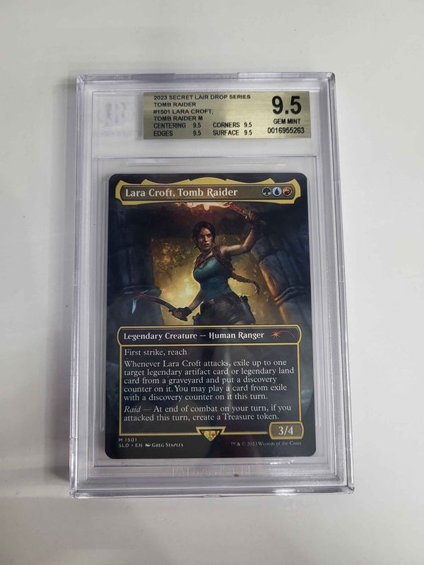 BGS 9.5 2023 Secret Lair Drop Series Tomb Raider #1501 Lara Croft, Tomb Raider M (0016955263)