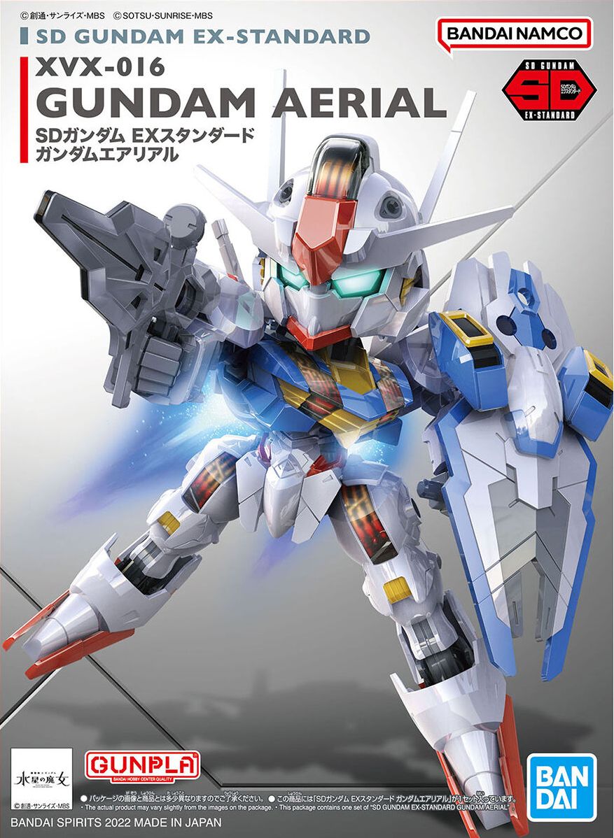 Bandai SD EX-Standard Gundam Aerial The Witch From Mercury Mobile Suit Model Kit
