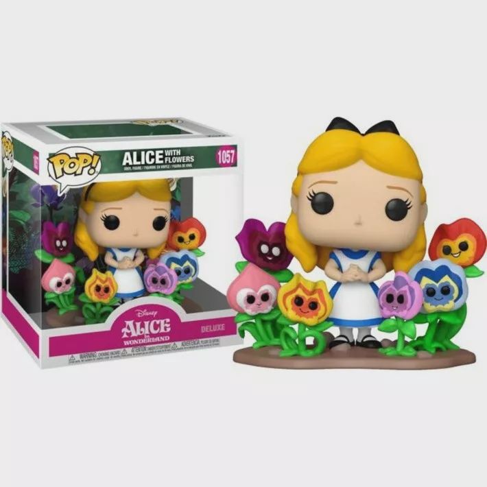 #1057 - Alice in Wonderland - Alice with Flowers - Funko Pop Deluxe