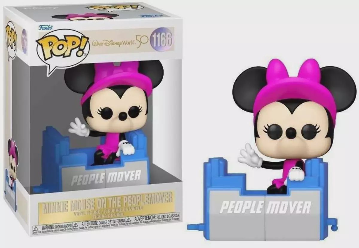 #1166 - Walt Disney World 50 - Minnie Mouse On The Peoplemover - Funko Pop