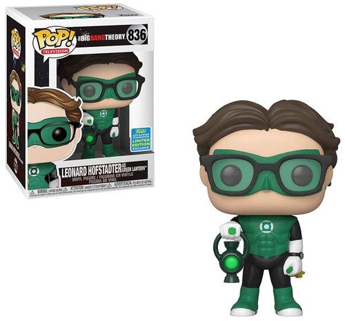 #836 - Big Bang Theory - Leonard Hostadter As Green Lantern 2019 Summer Convention Limited Edition Exclusive