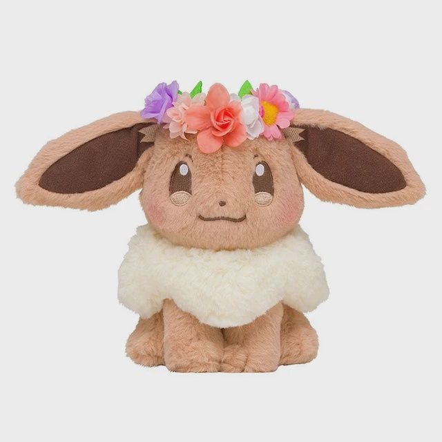 Eevee with Flower Wreath Plush