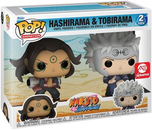 Naruto Shippuden - Hashirama &amp; Tobirama [AE Exclusive] - 2 Pack Funko Pops