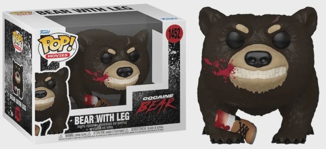 #1452 - Cocaine Bear - Bear With Leg - Funko Pop