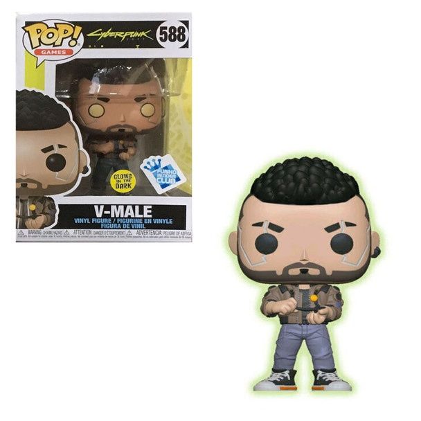 #588 Cyberpunk - V-Male - (Glows in the Dark) - Funko Insider Club - Funko Pop!