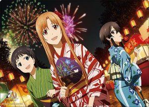 Bushiroad Rubber Mat Collection V2 Vol.847 Sword Art Online 10th Anniversary [Asuna &amp; Suguha &amp; Shino]